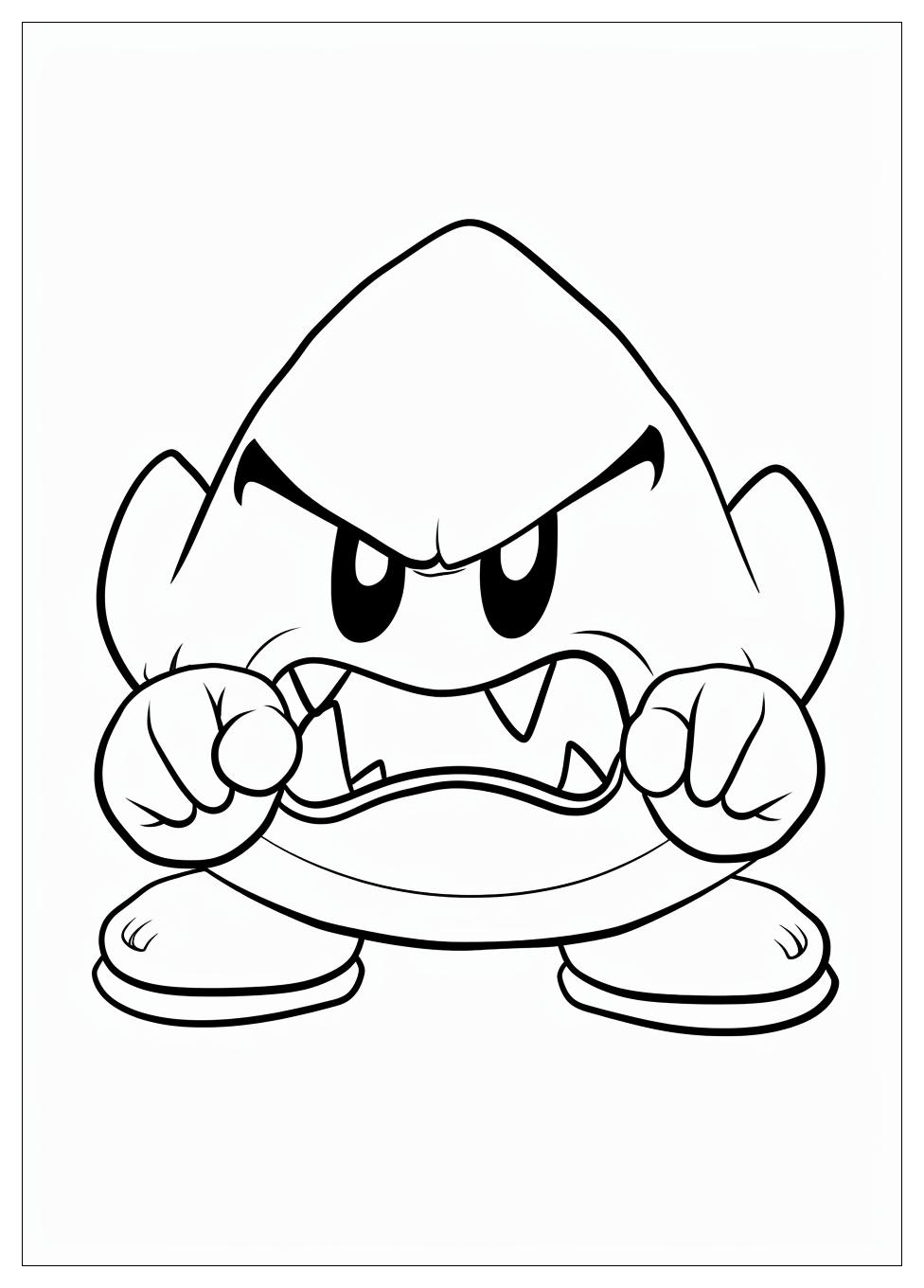 Goomba Coloring Pages-8