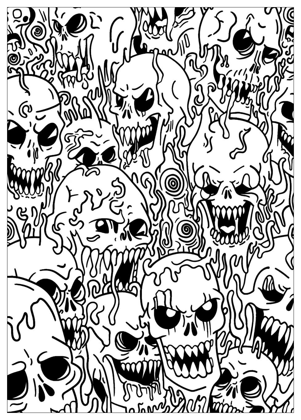 Goosebumps Coloring Pages-19