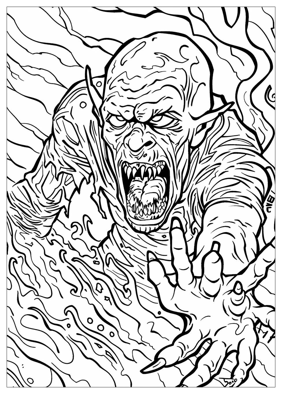 Goosebumps Coloring Pages-7