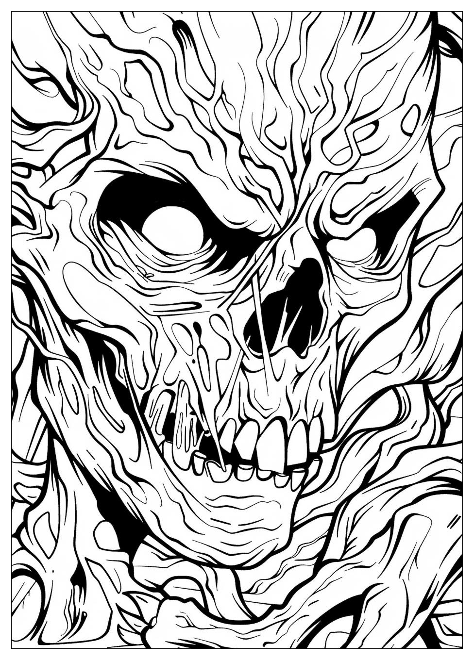 Goosebumps Coloring Pages-9