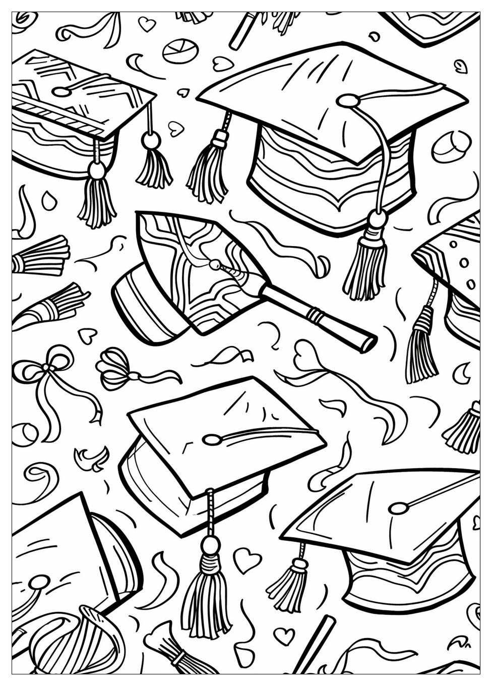 Graduation Coloring Pages-11