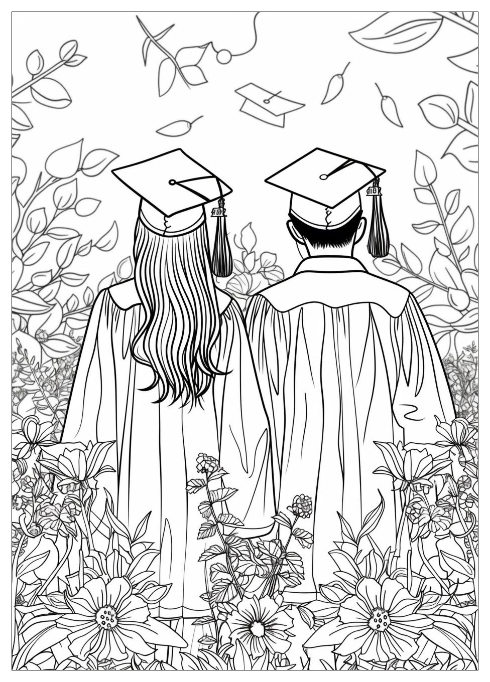 Graduation Coloring Pages-14