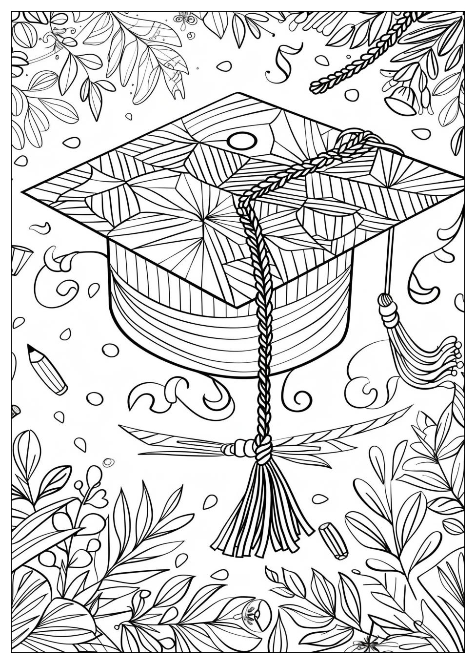 Graduation Coloring Pages-15