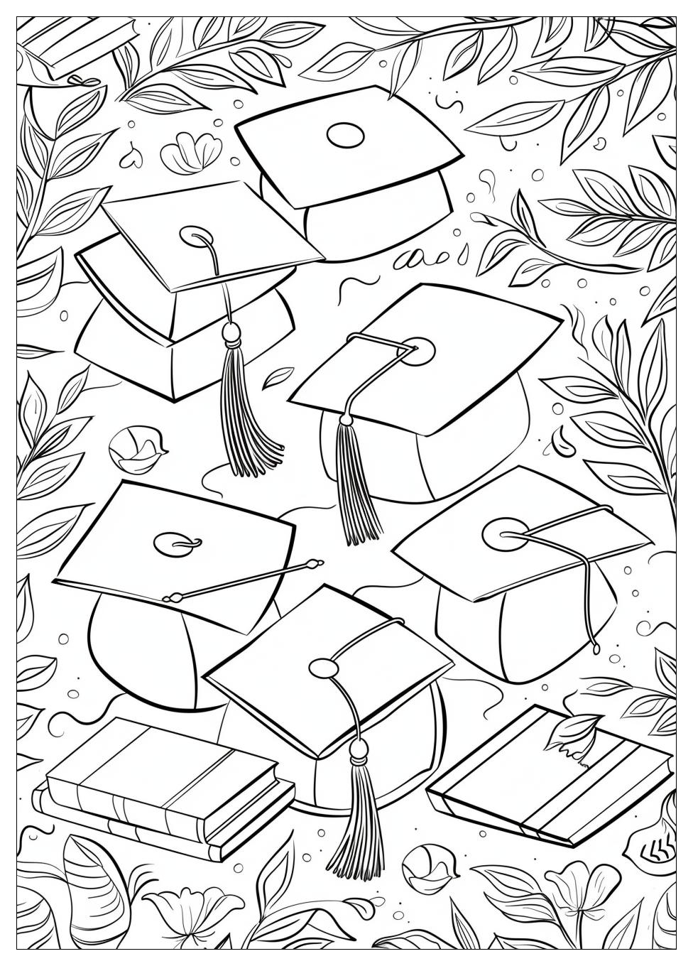 Graduation Coloring Pages-16