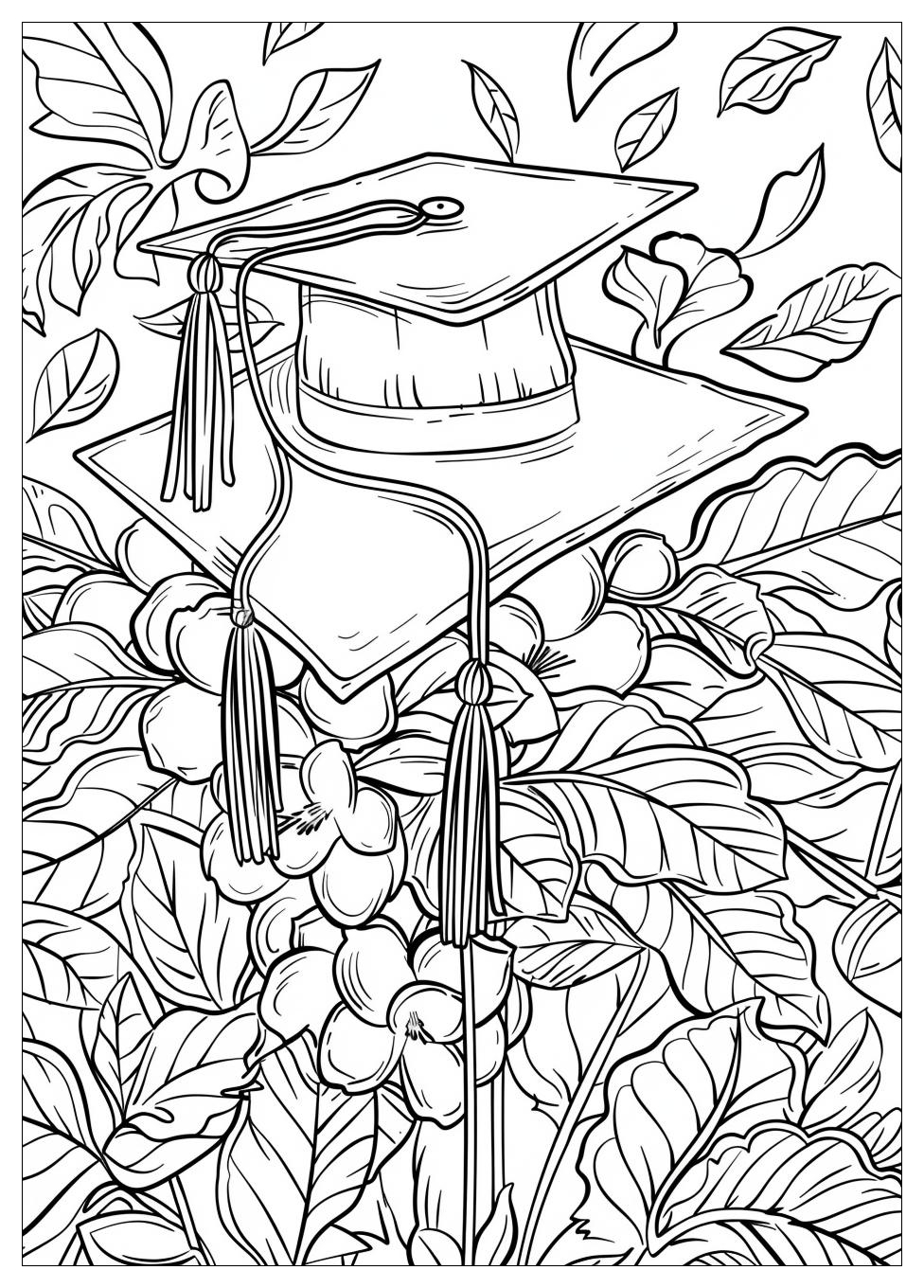 Graduation Coloring Pages-18