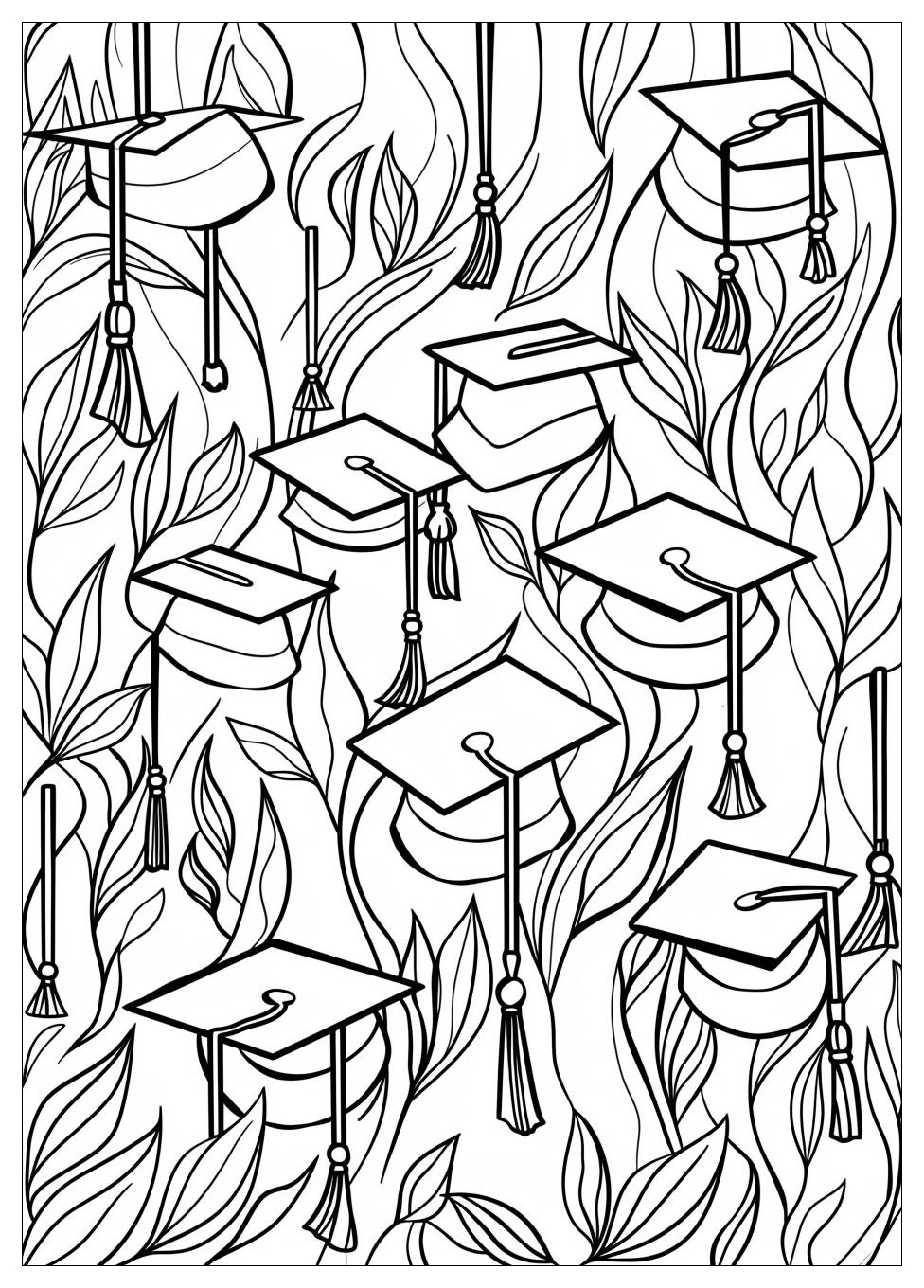 Graduation Coloring Pages-19