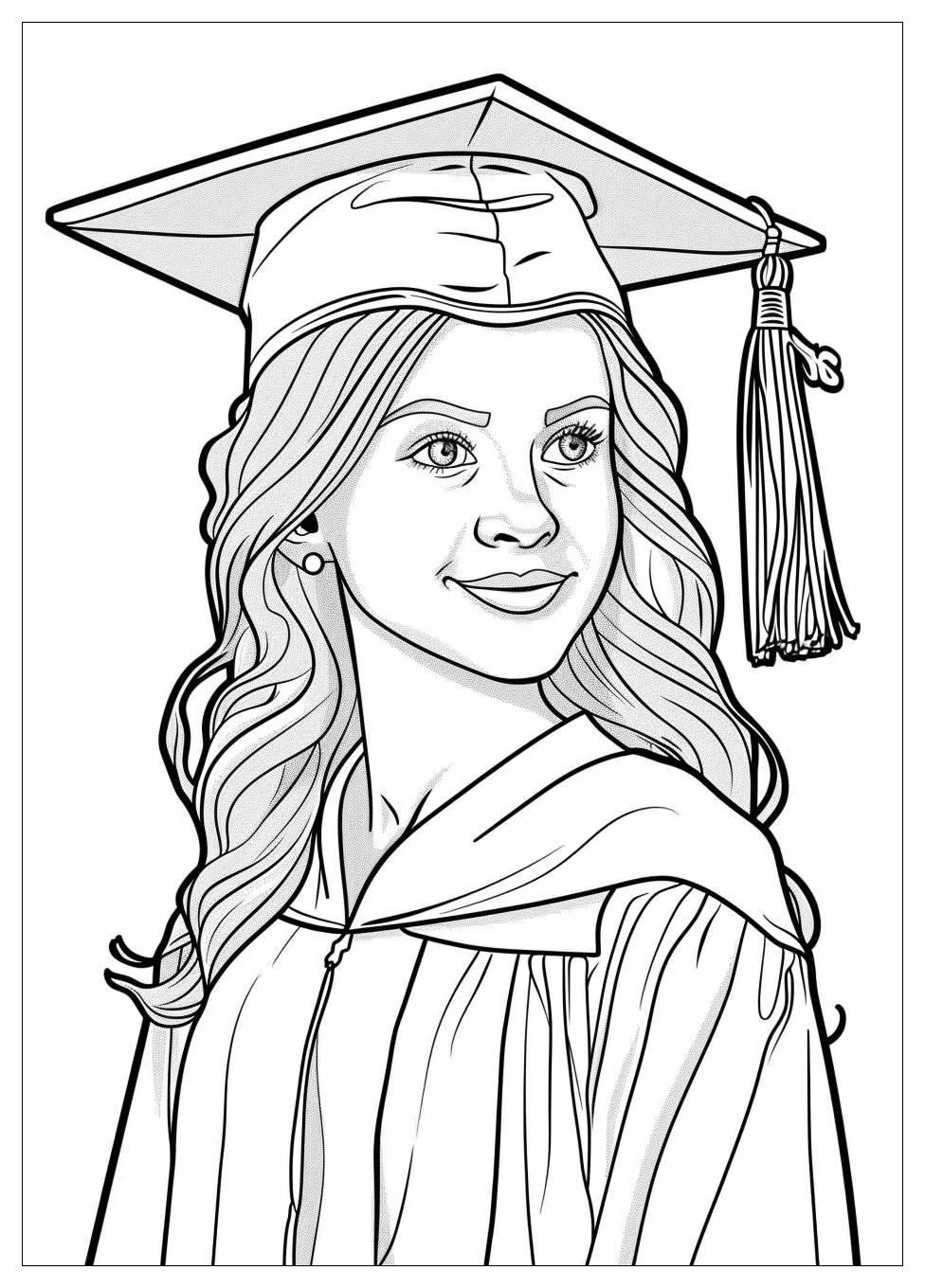 Graduation Coloring Pages-2