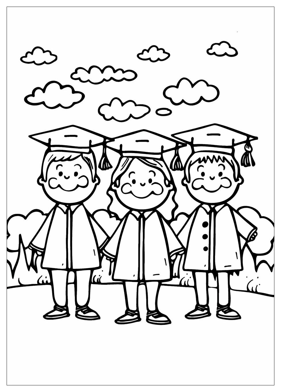 Graduation Coloring Pages-4