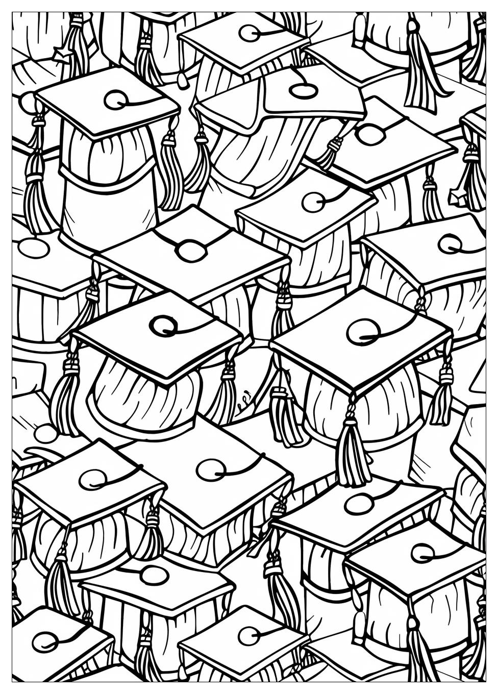 Graduation Coloring Pages-5