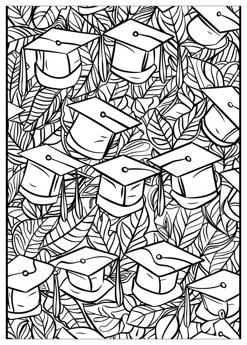 Graduation Coloring Pages-8