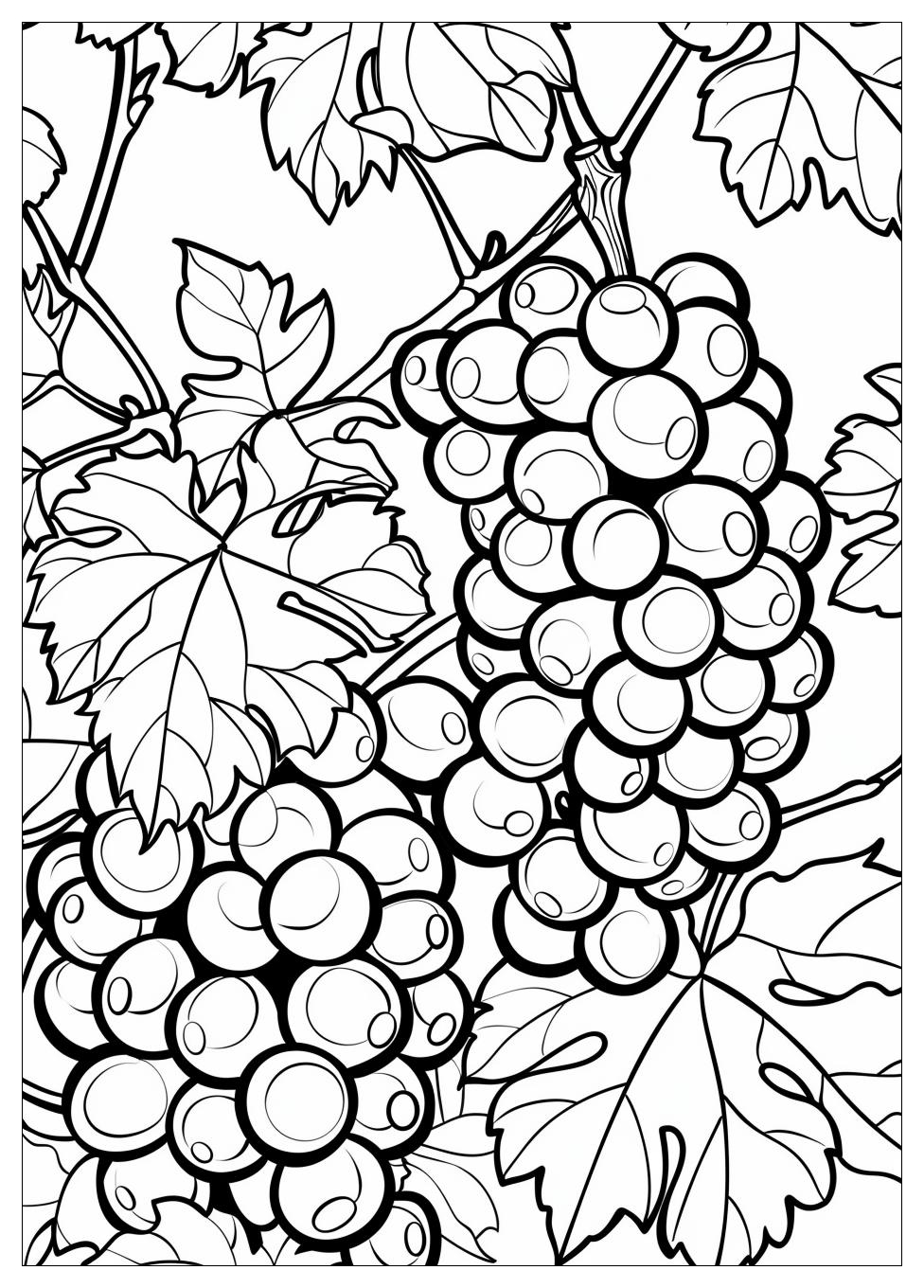 Grape coloring pages-10