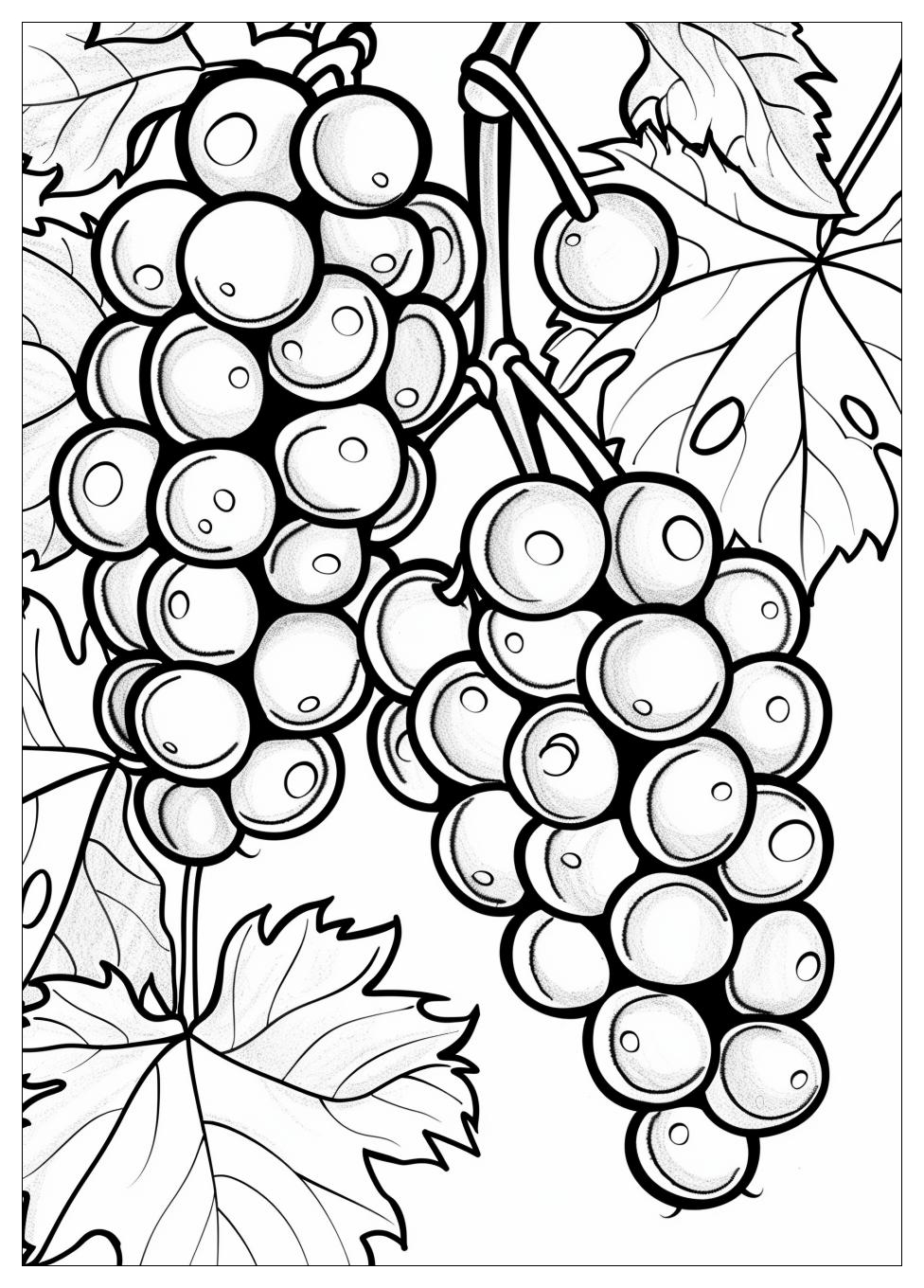 Grape coloring pages-11