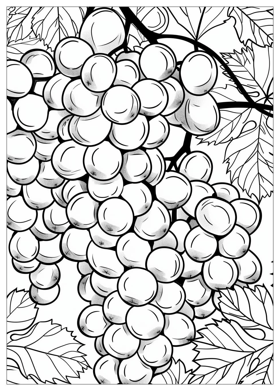 Grape coloring pages-12