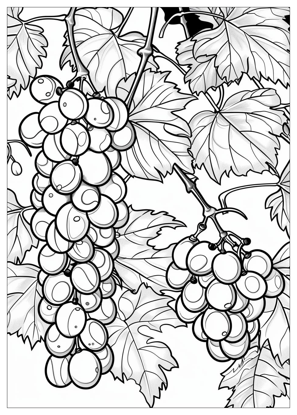 Grape coloring pages-13