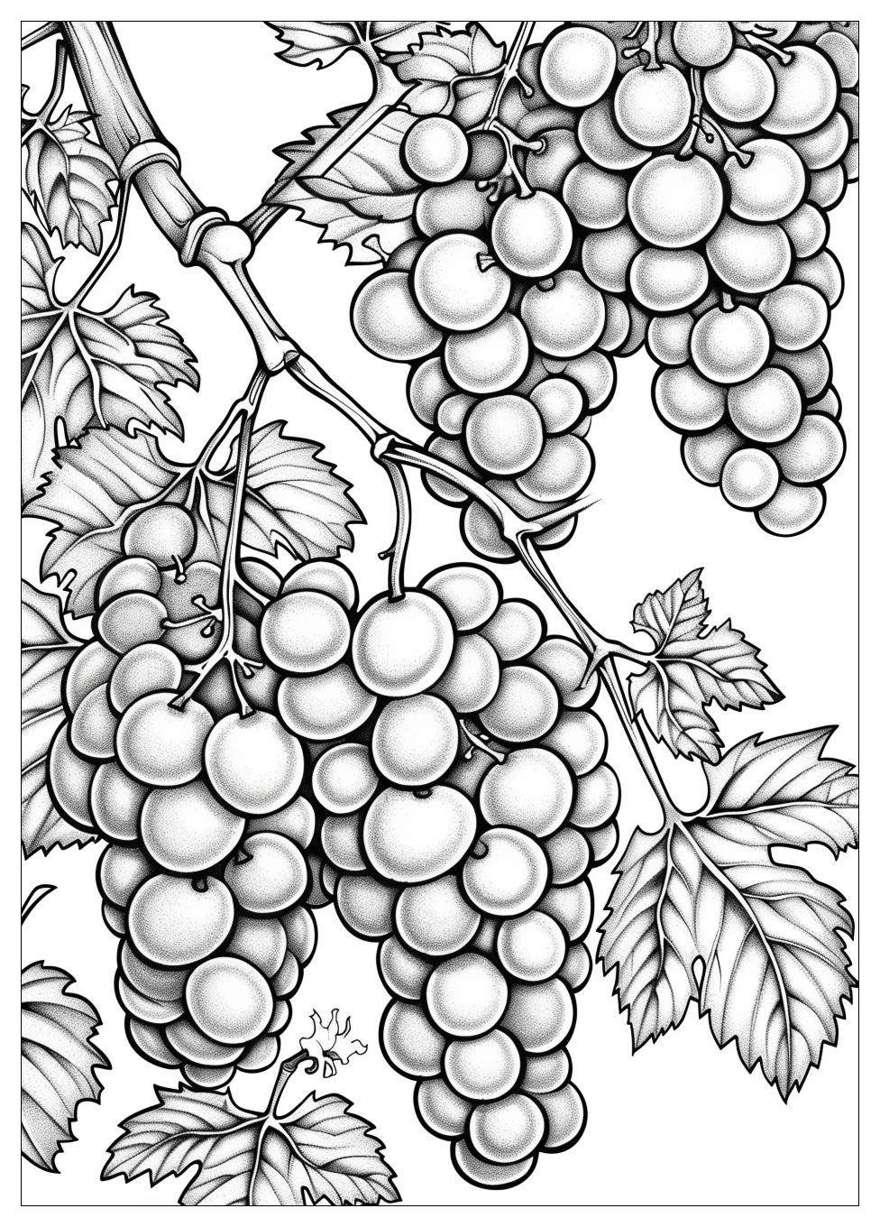 Grape coloring pages-14