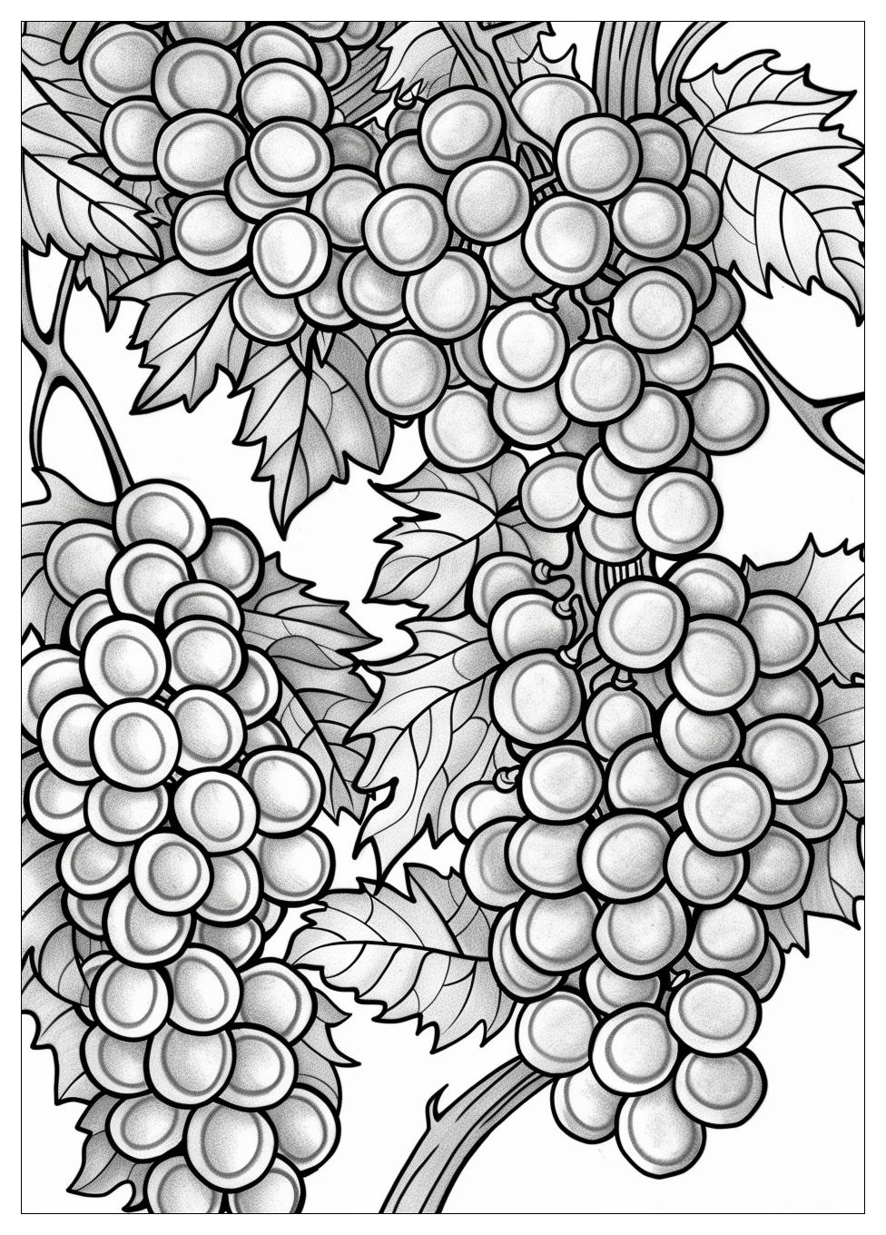 Grape coloring pages-15