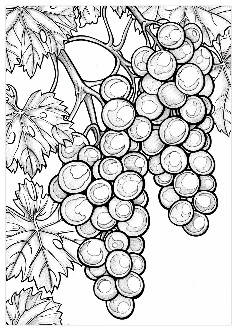 Grape coloring pages-16