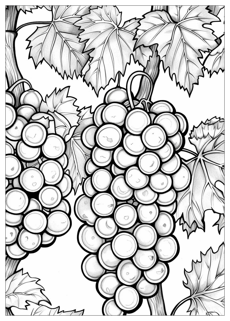 Grape coloring pages-17