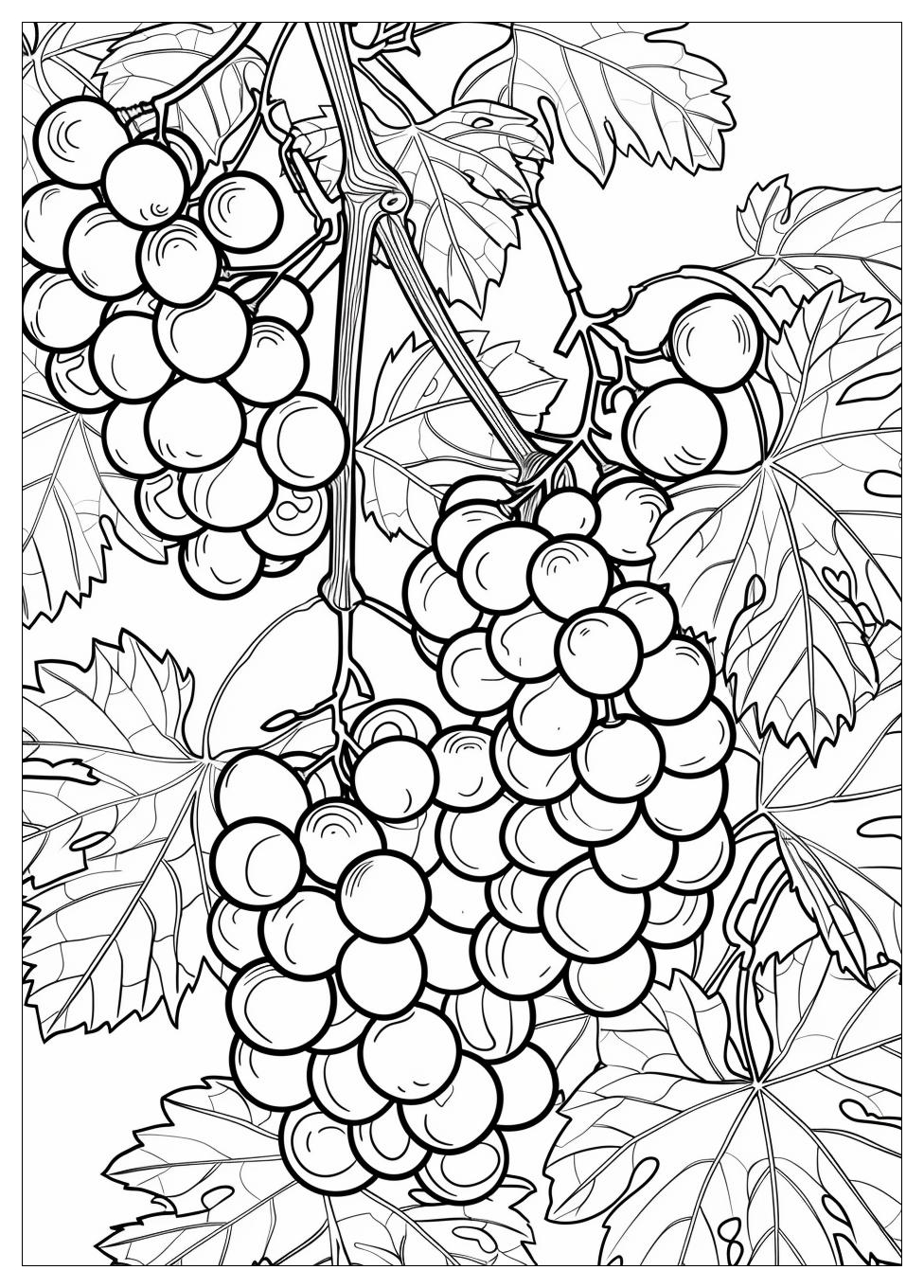 Grape coloring pages-2