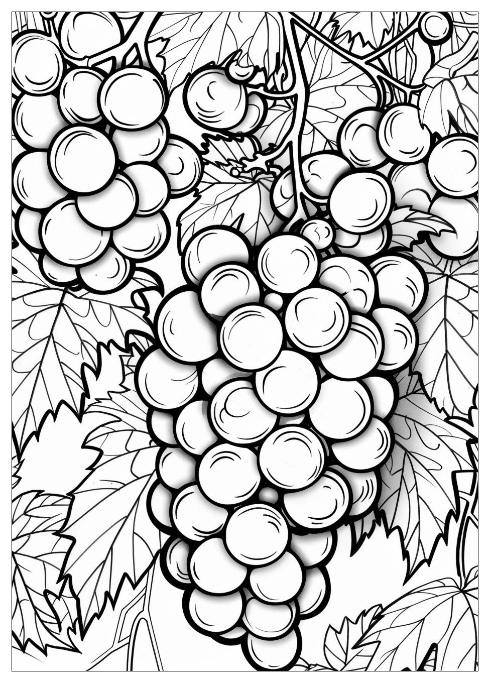 Grape coloring pages-20