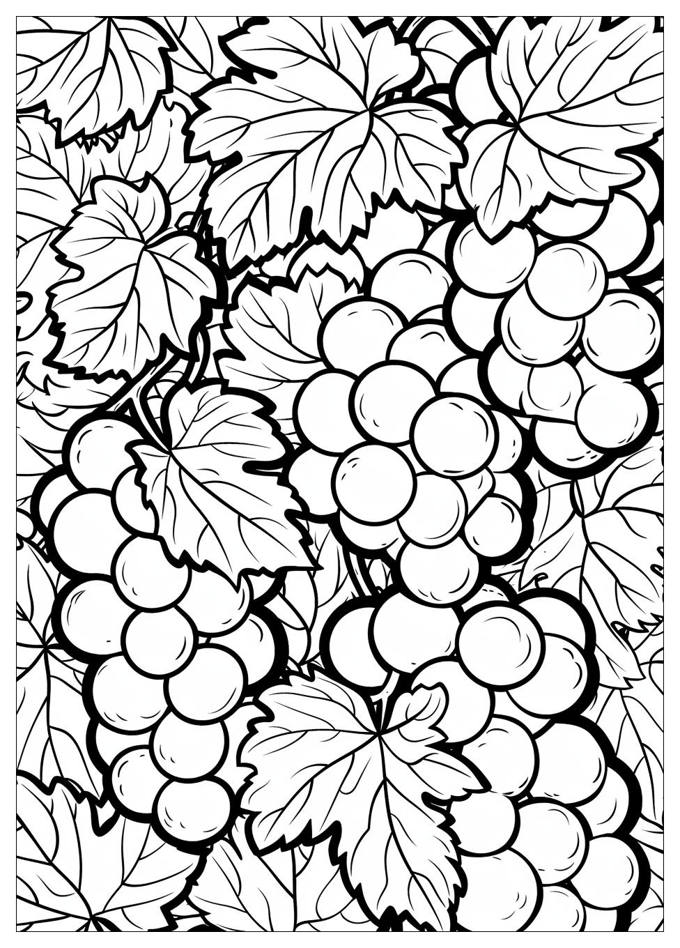 Grape coloring pages-5