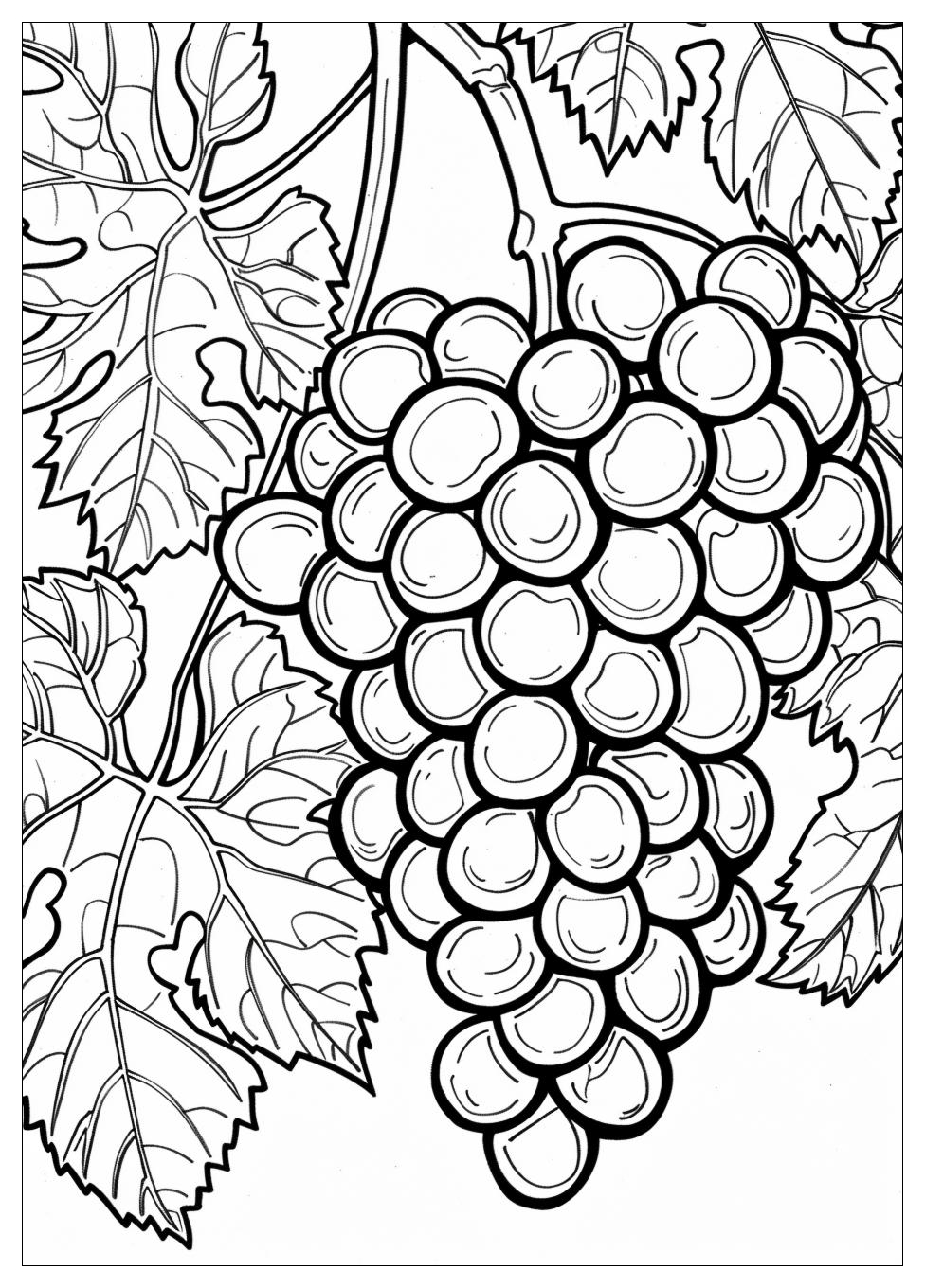 Grape coloring pages-7