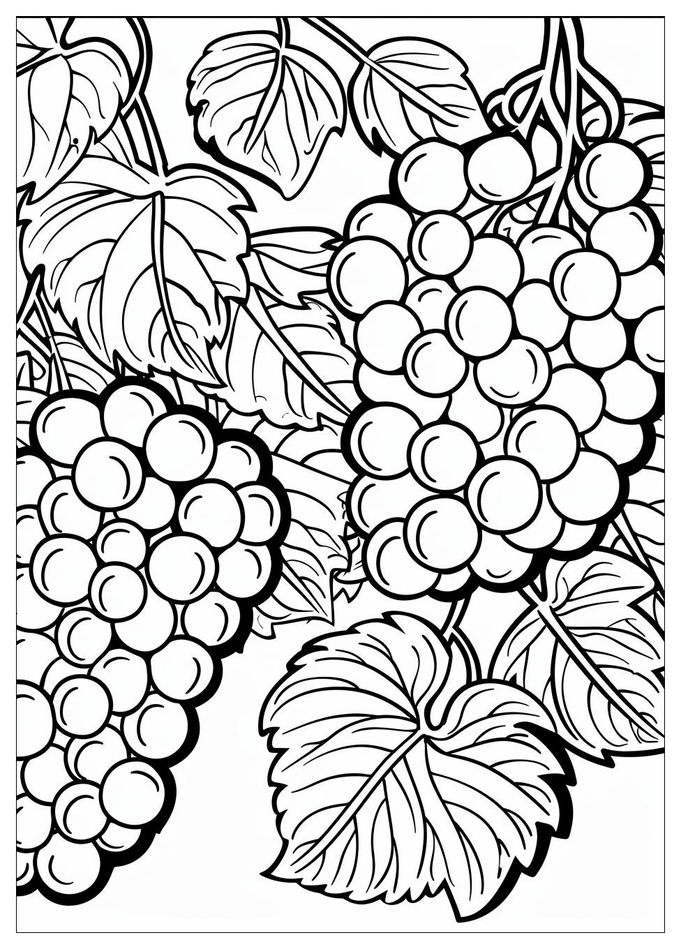 Grape coloring pages-8