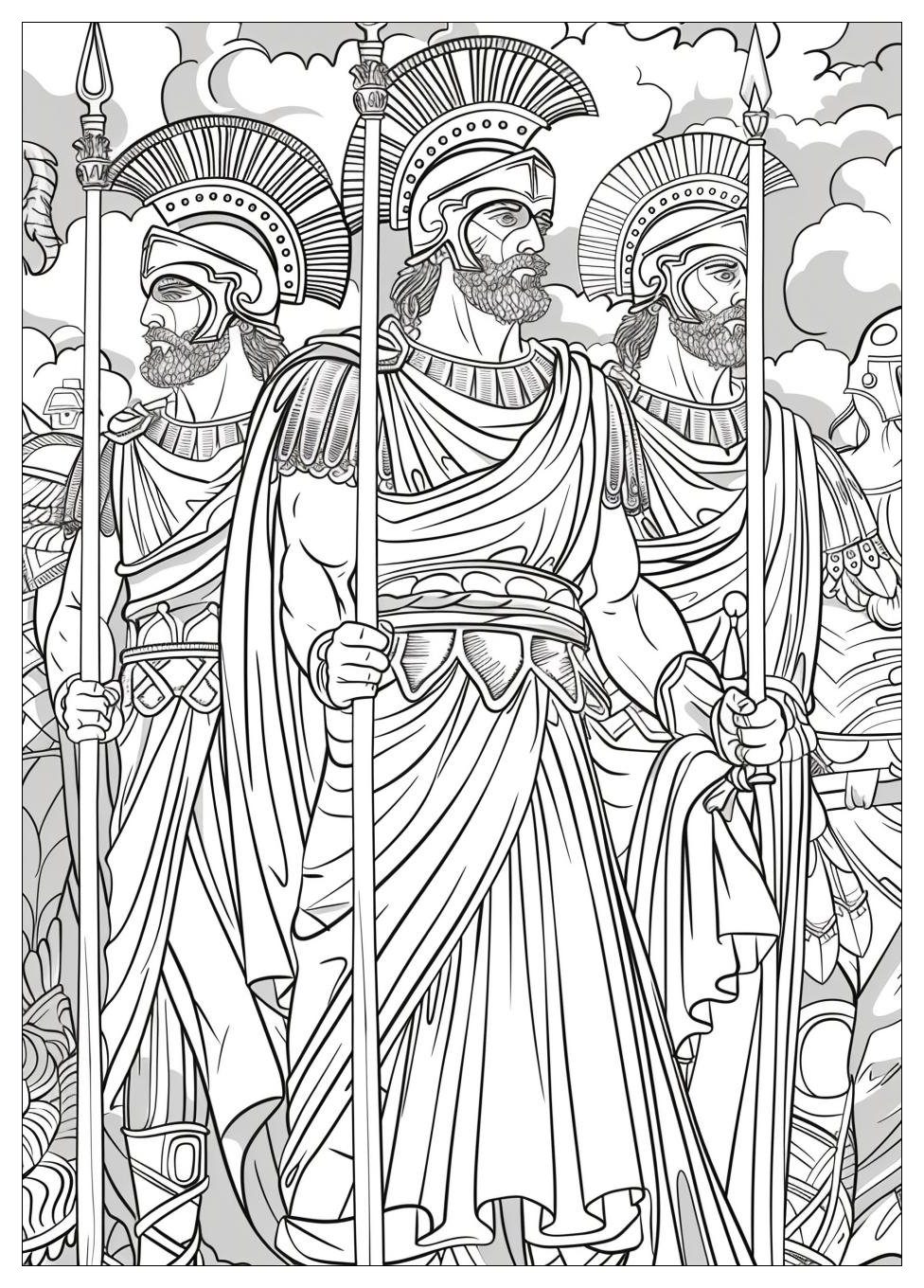 Greek Gods Coloring Pages-1