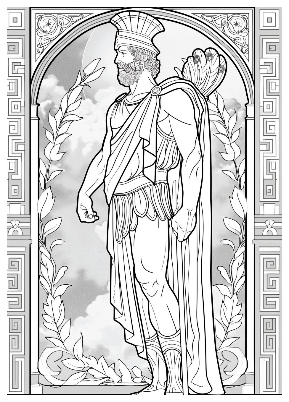 Greek Gods Coloring Pages-12