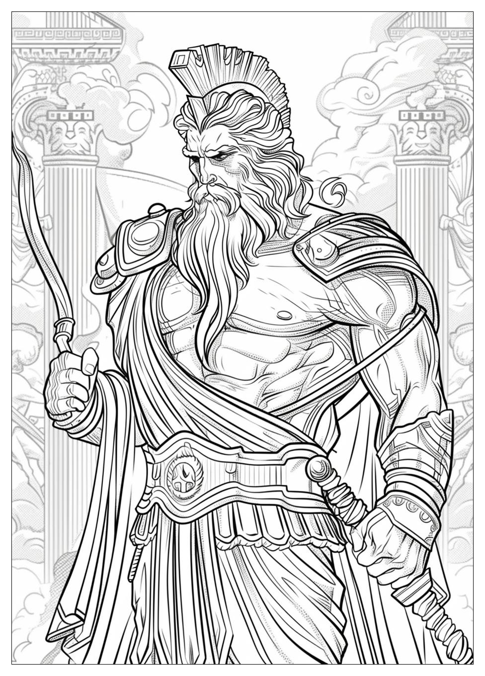 Greek Gods Coloring Pages-13