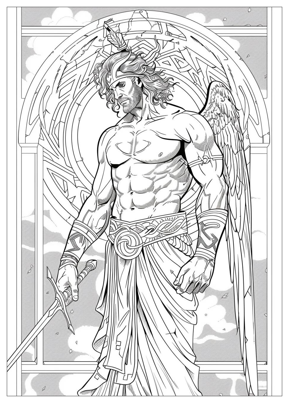 Greek Gods Coloring Pages-14