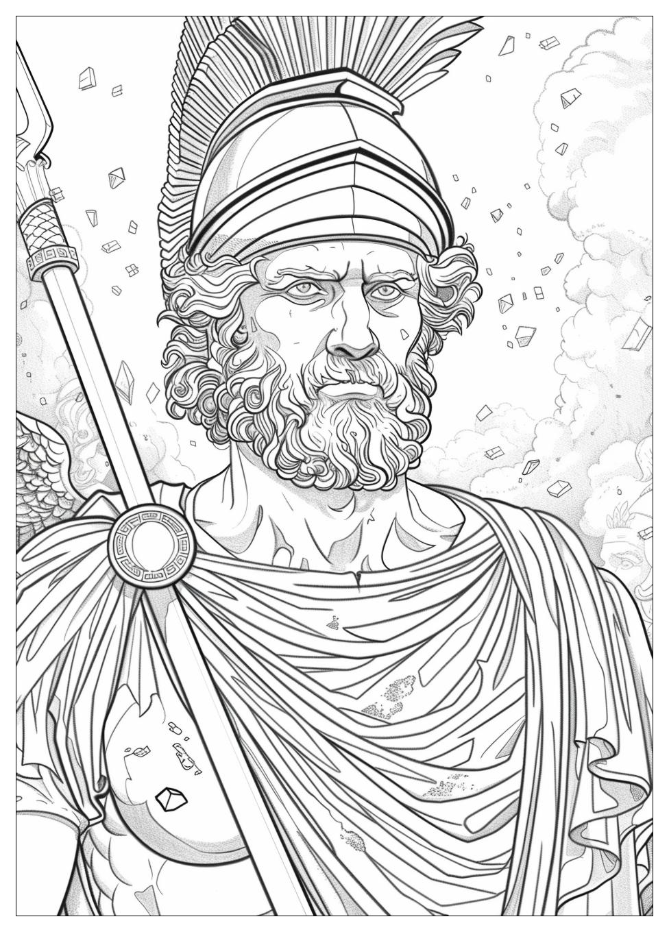 Greek Gods Coloring Pages-8