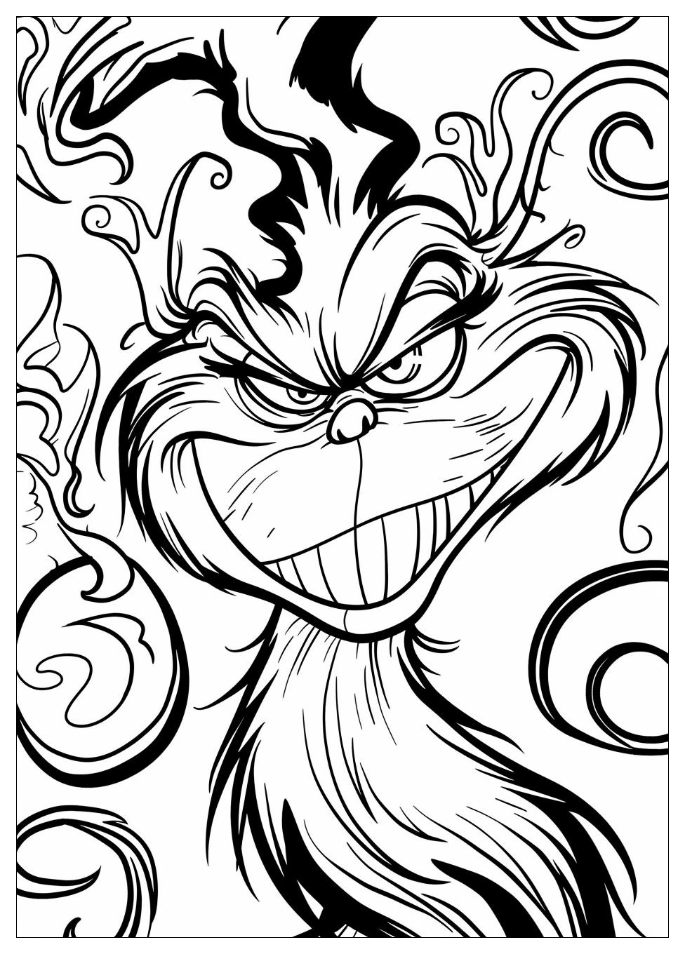 Grinch Coloring Pages-1