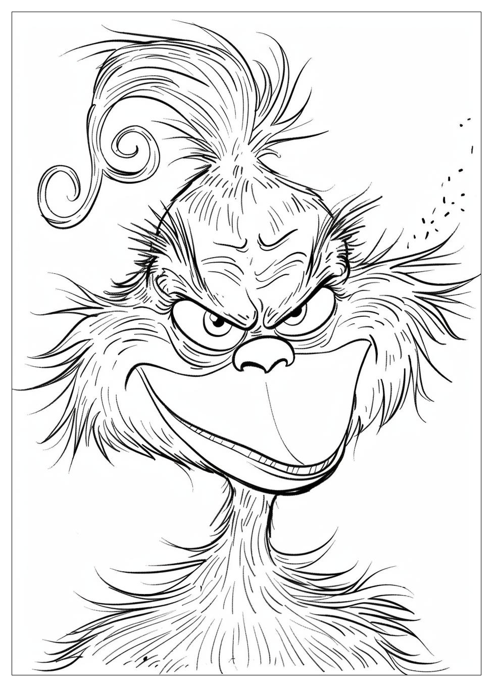 Grinch Coloring Pages-12