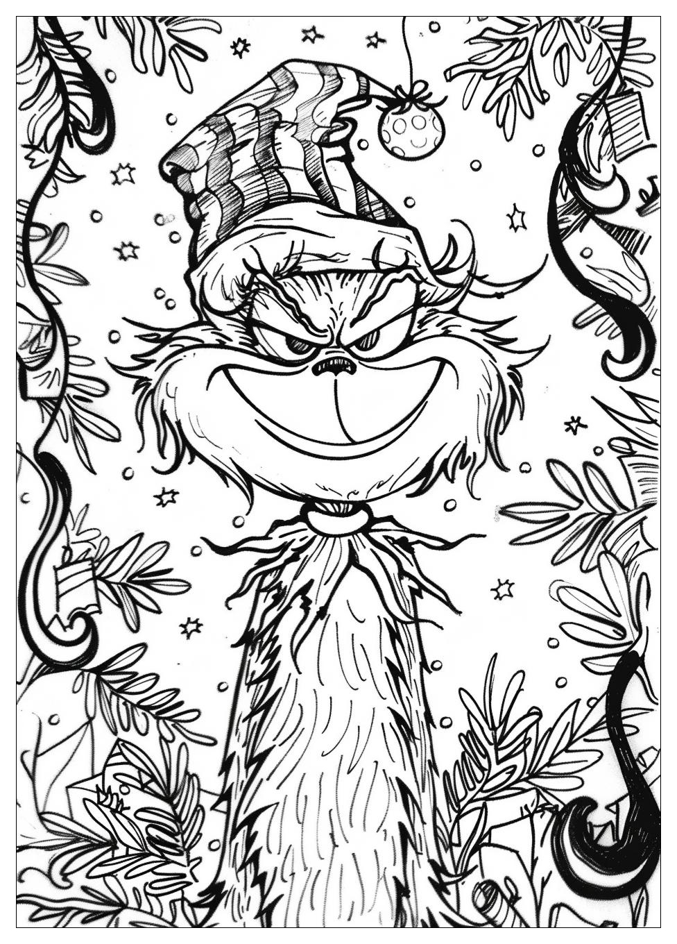 Grinch Coloring Pages-13