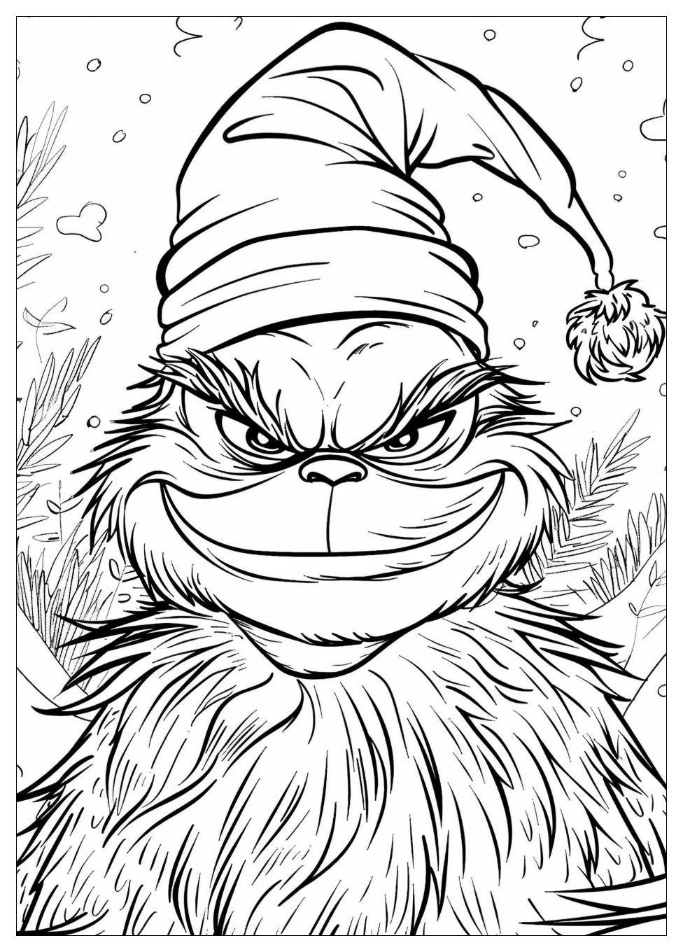 Grinch Coloring Pages-14