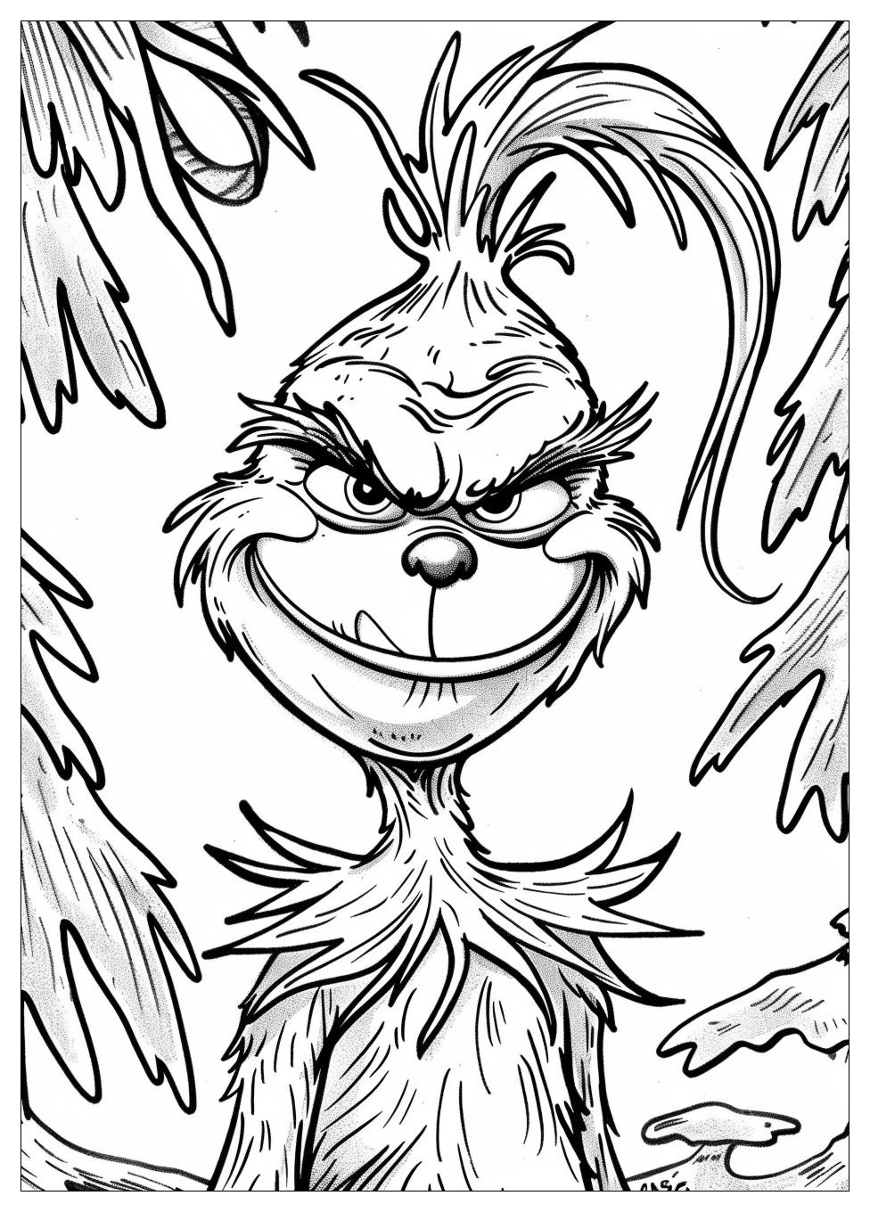 Grinch Coloring Pages-16