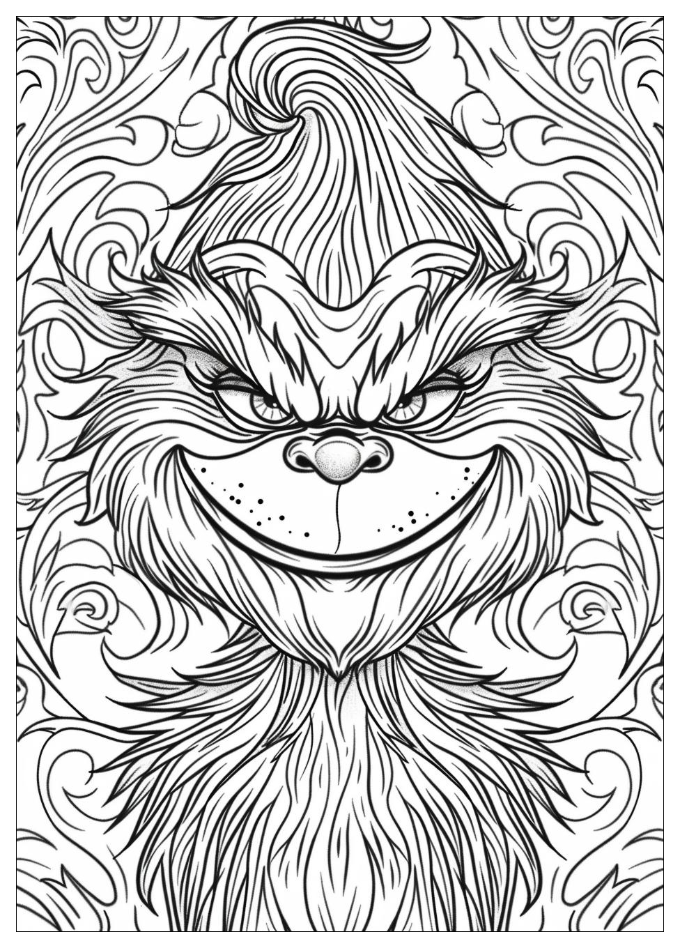 Grinch Coloring Pages-17