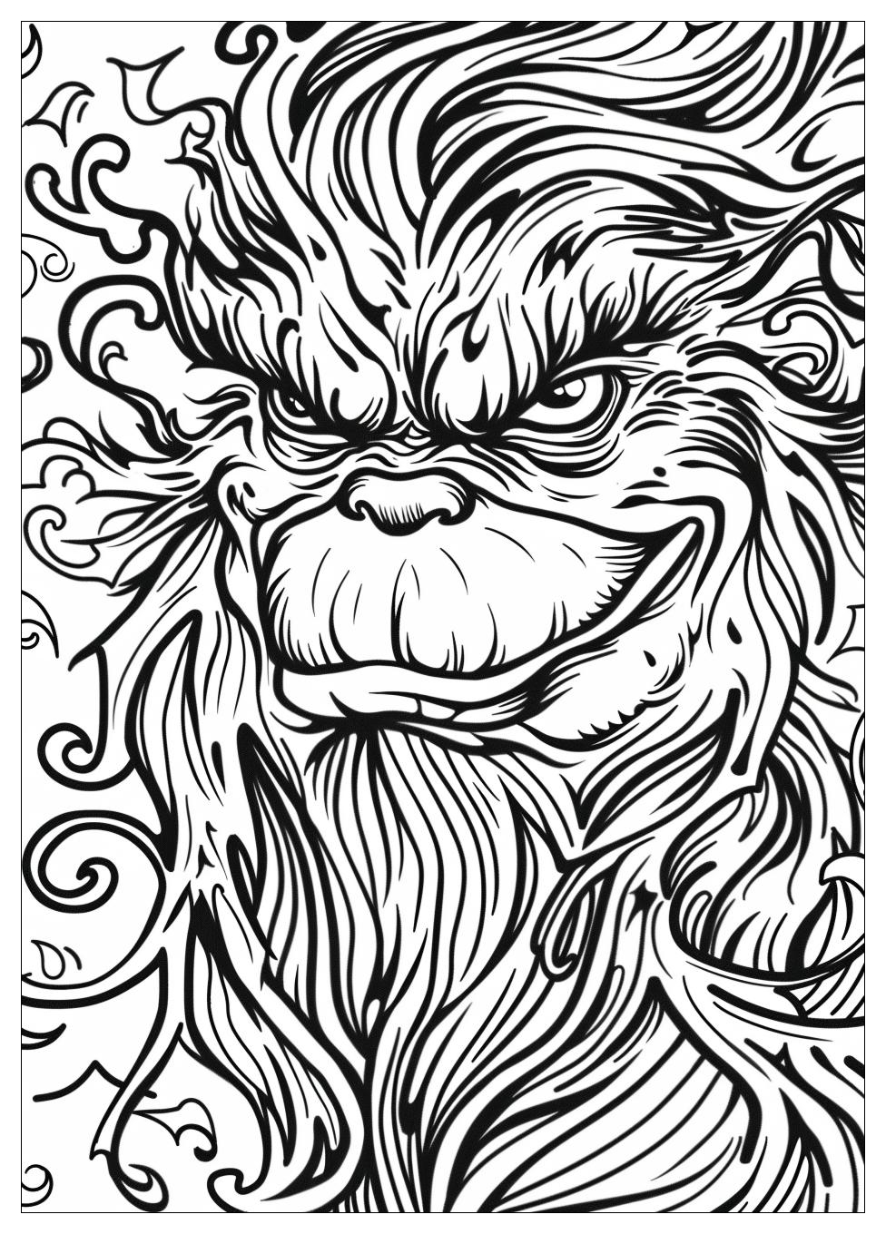 Grinch Coloring Pages-18