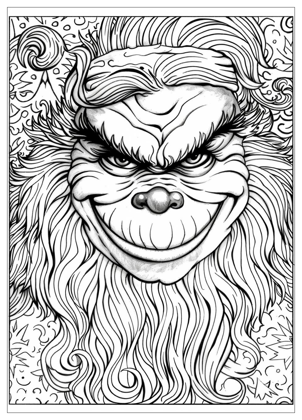 Grinch Coloring Pages-19