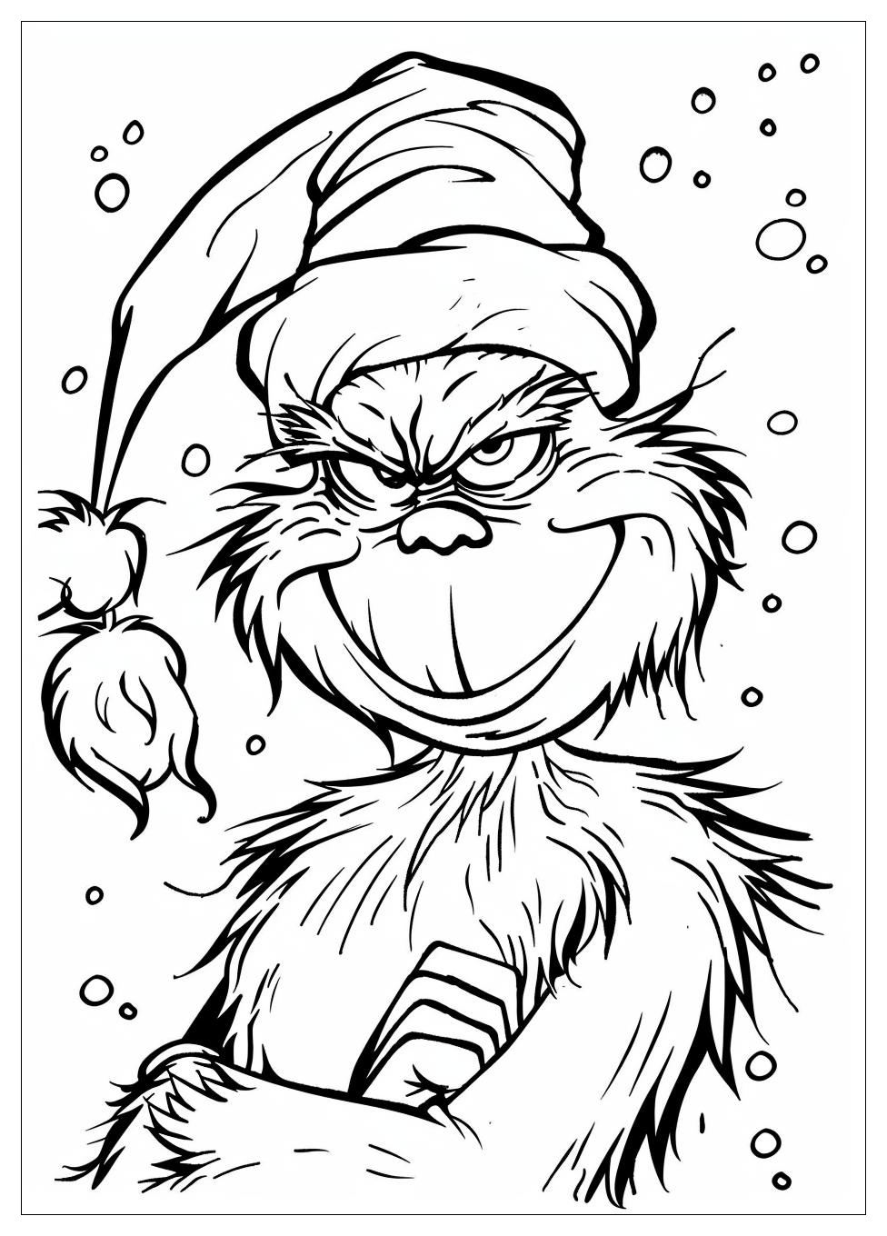 Grinch Coloring Pages-4