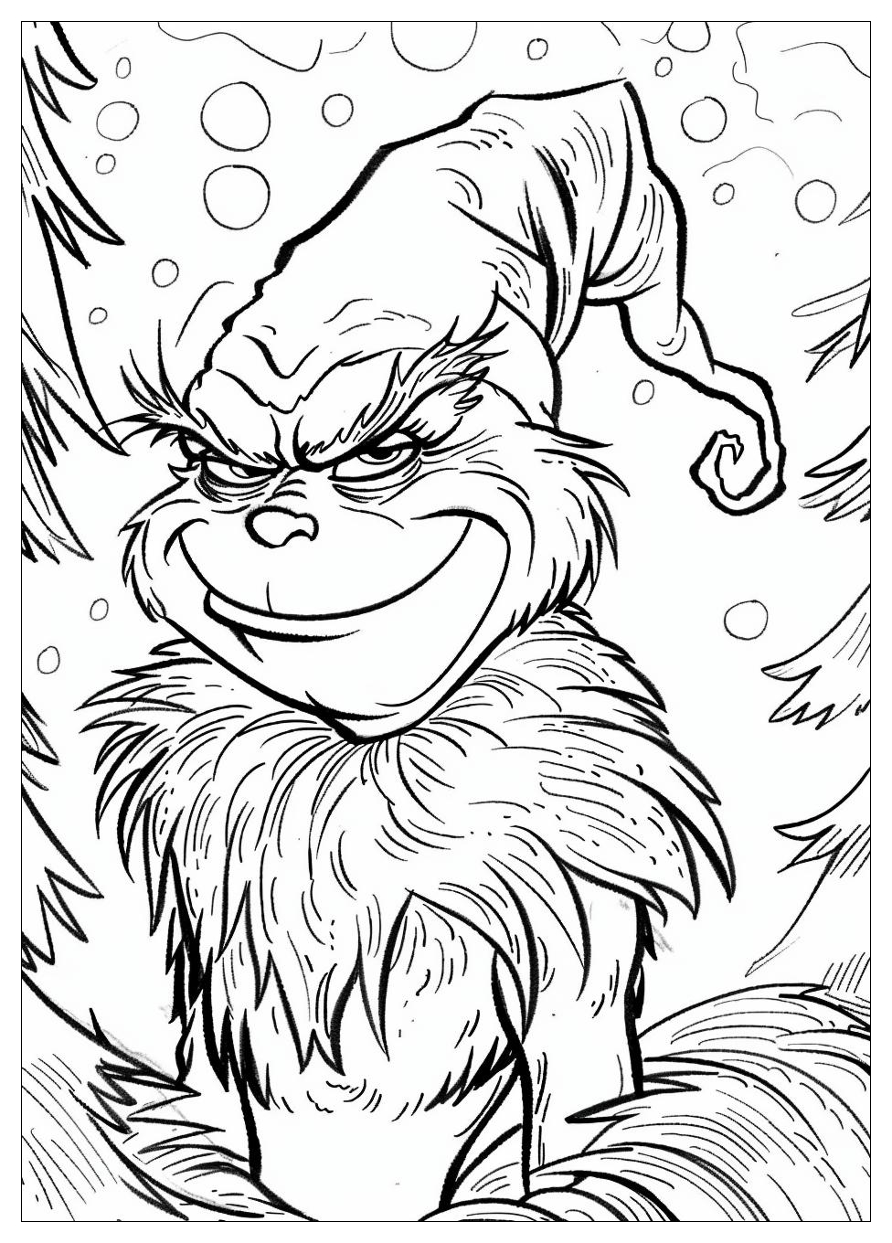 Grinch Coloring Pages-5