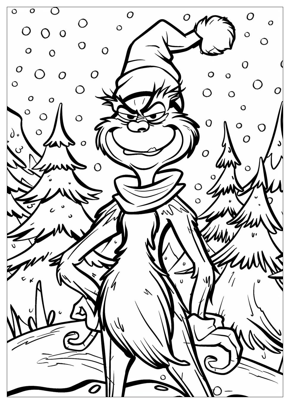 Grinch Coloring Pages-6