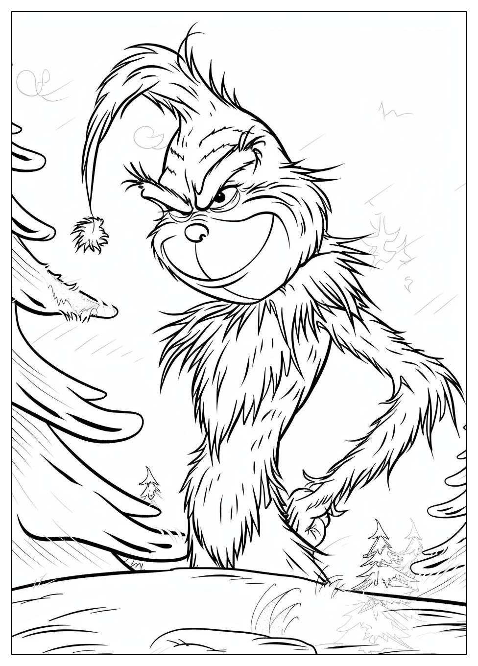 Grinch Coloring Pages-7