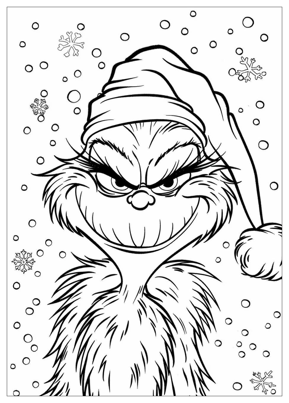 Grinch Coloring Pages-8