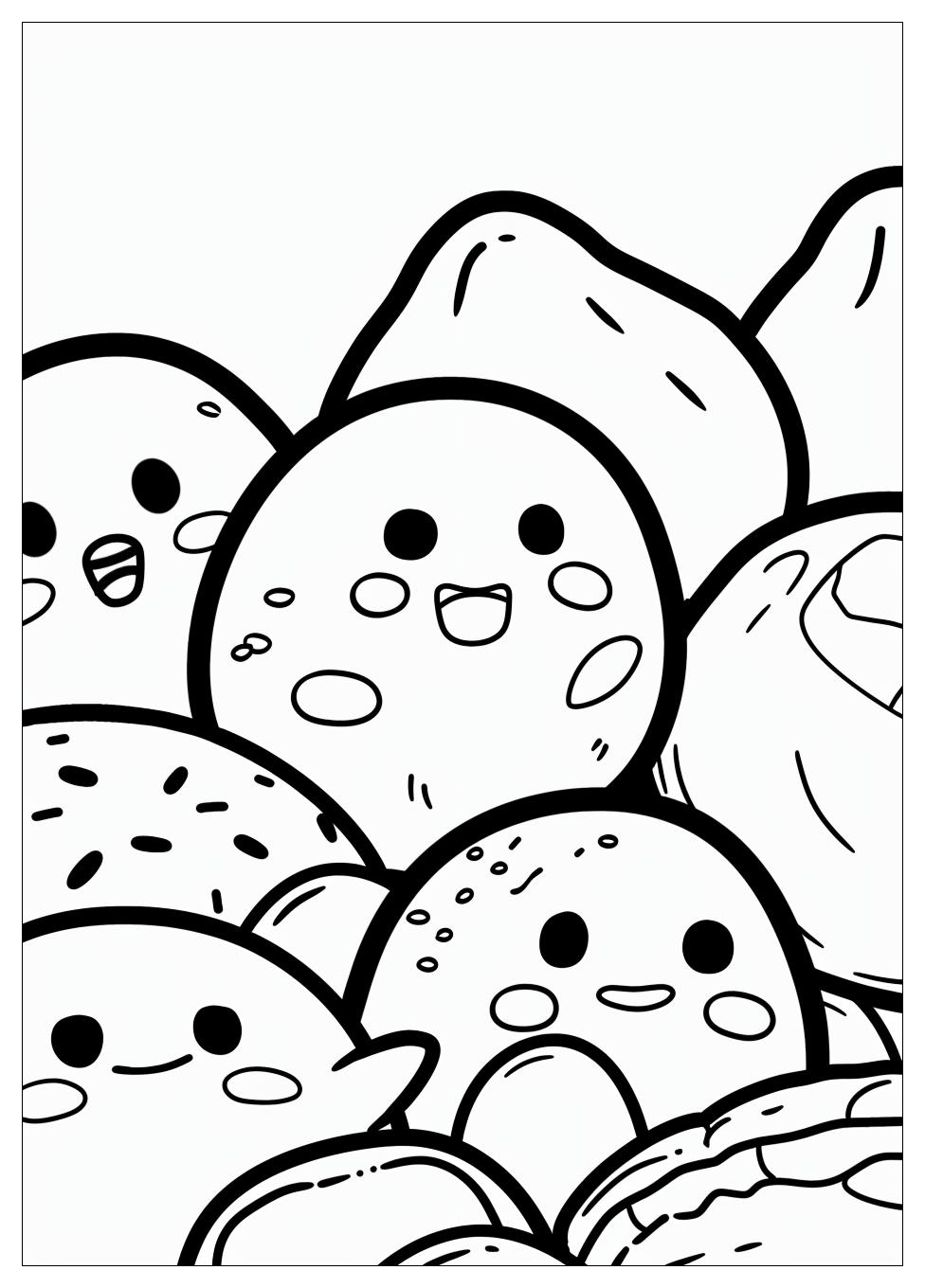 Gudetama Coloring Pages-10