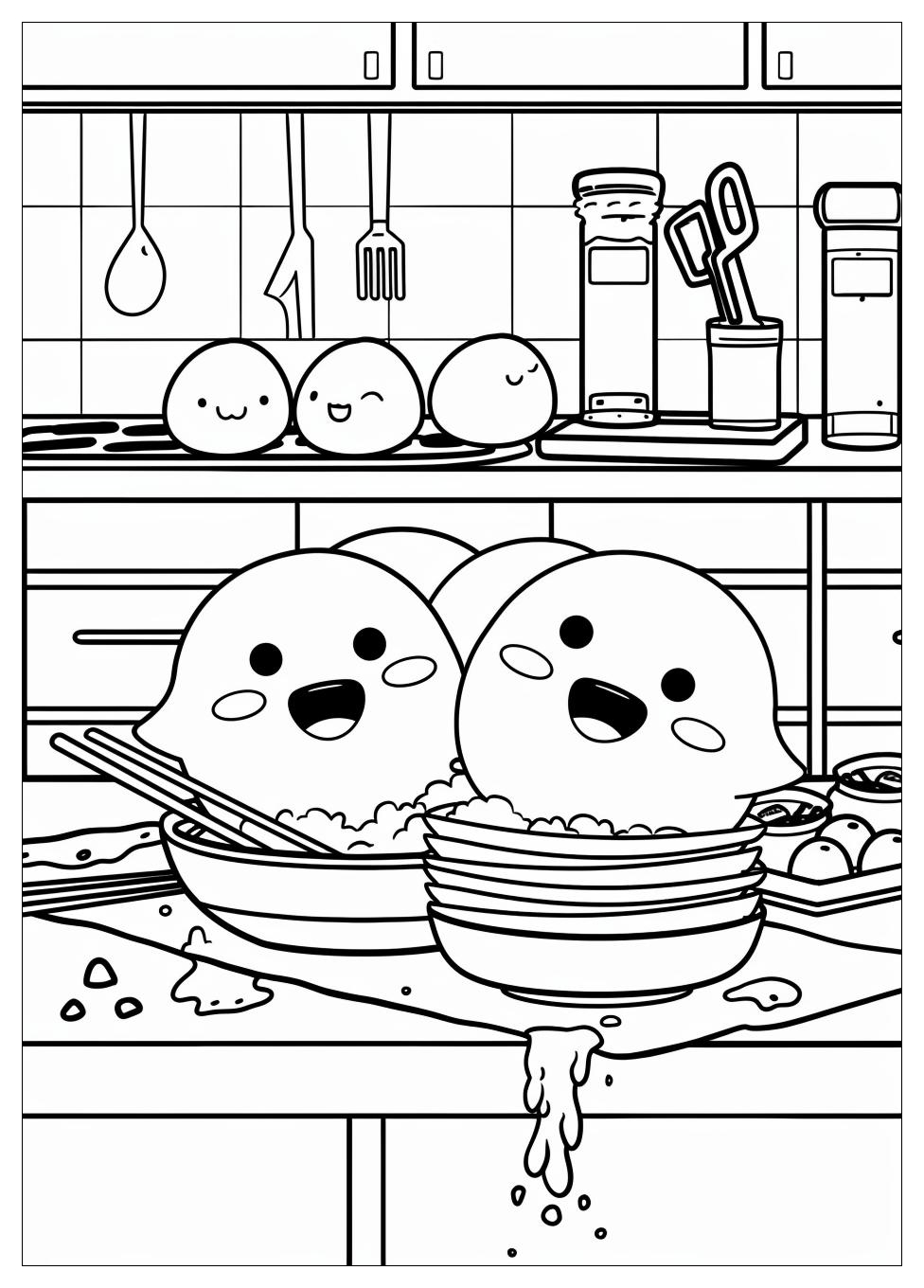 Gudetama Coloring Pages-11