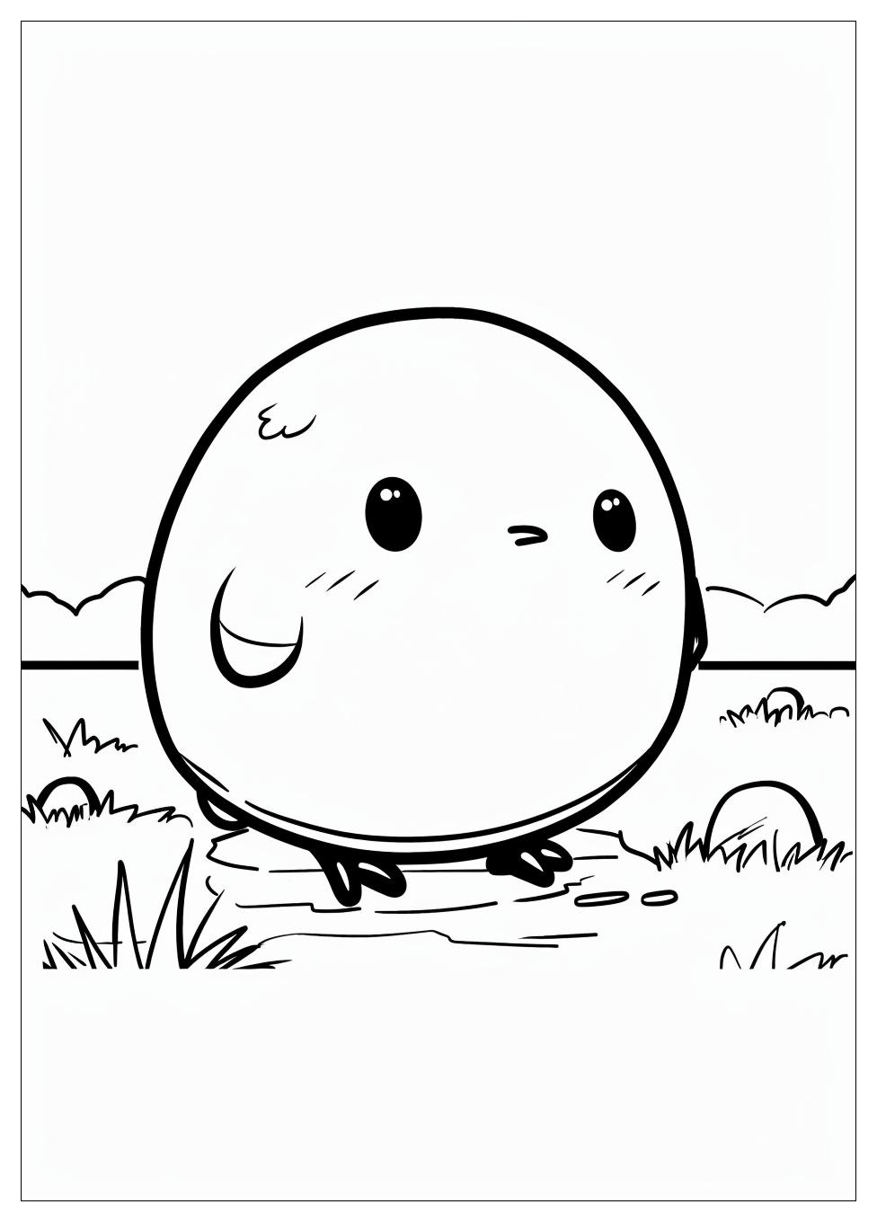 Gudetama Coloring Pages-12