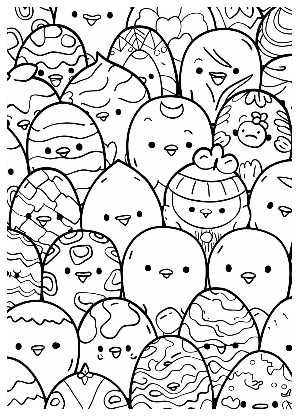 Gudetama Coloring Pages-14