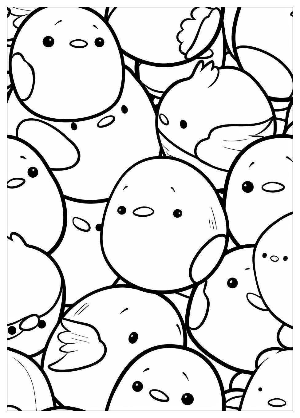 Gudetama Coloring Pages-16